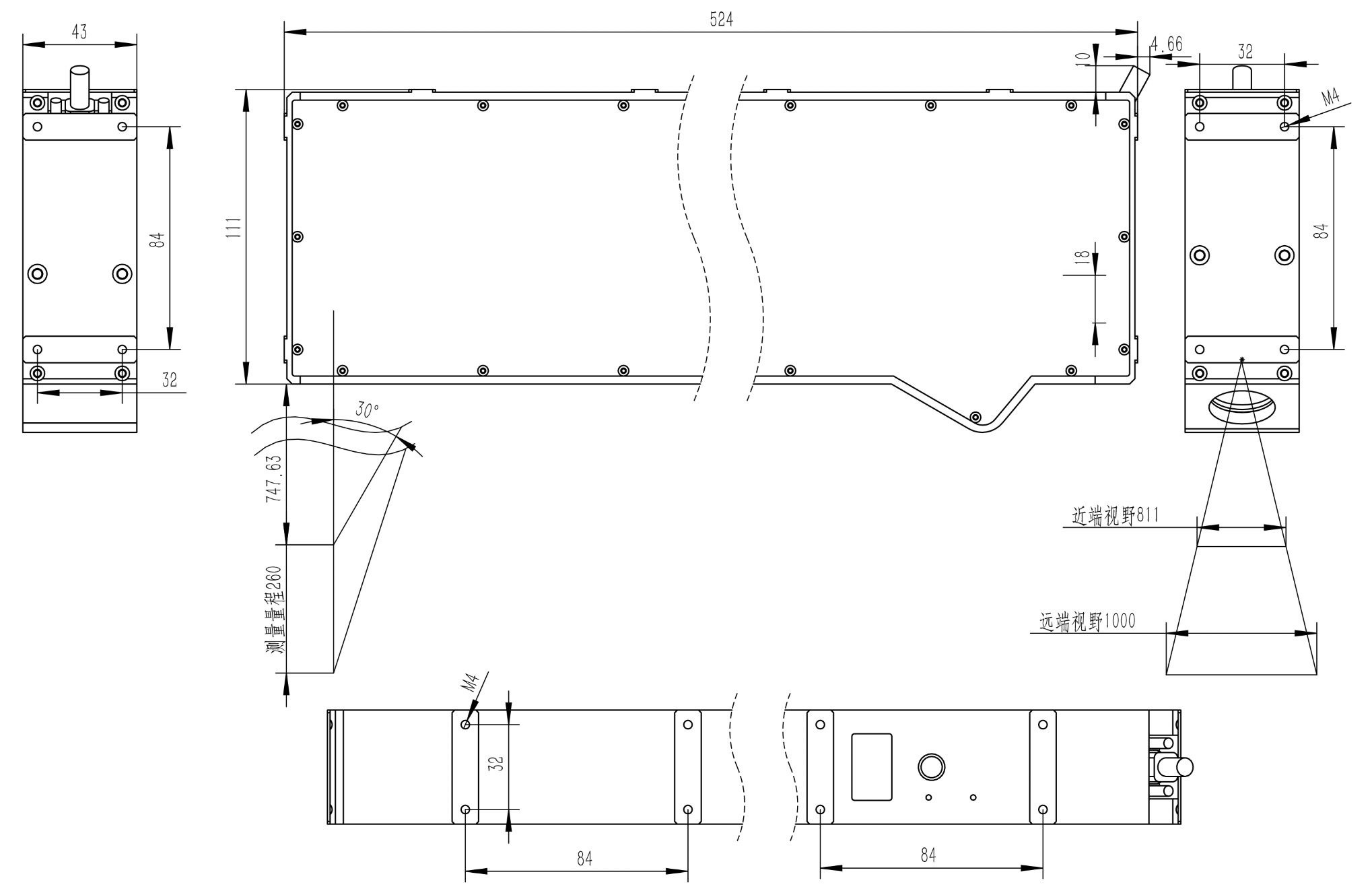 UC3D230ED-811x260-R 外形尺寸图